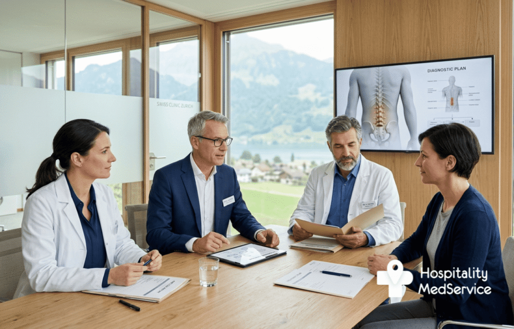 Personalized treatment planning and multidisciplinary consultation at a leading Swiss clinic