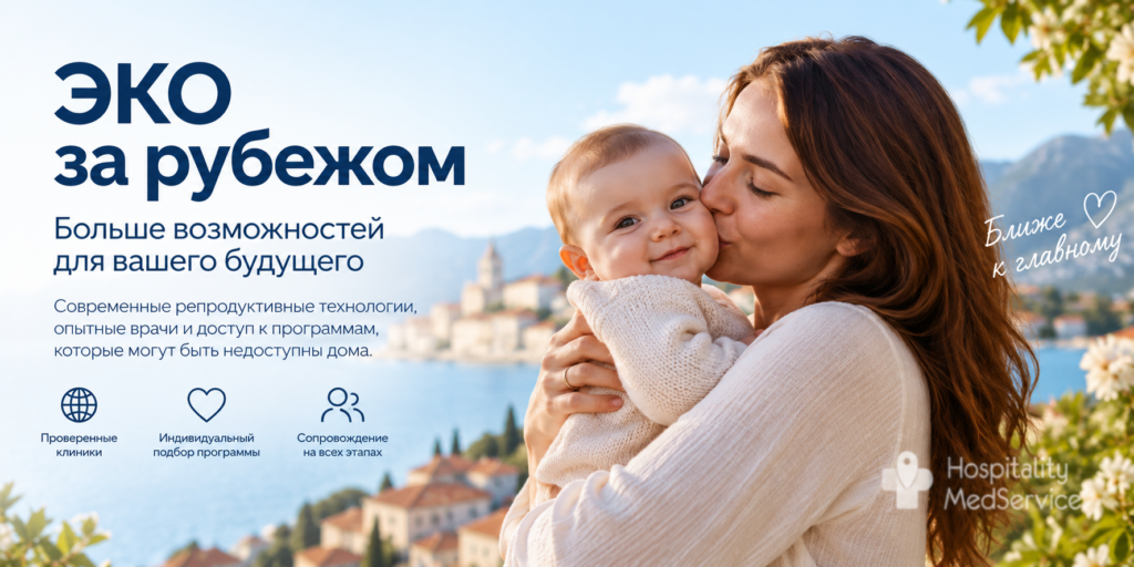 ЭКО за рубежом: женщина с ребёнком и информация о возможностях лечения бесплодия за границей